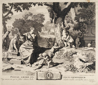 KG 06046
<br/>
Cenotaaf van de dode dichter
<br/>
<em>Berge, Pieter van den (1659-1737)</em>